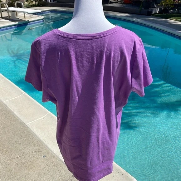 St. John‘s Bay Essential Tee in Lilac | Size XXL - Picture 4 of 6